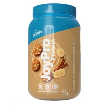 Imagem de Whey Protein Joypro Pote 900g Shark Pro, Banana com Canela