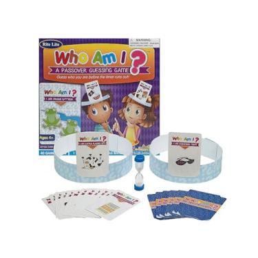 Imagem de Rite Lite Passover Board Game Who Am I? Headbands Guessing Game Passover Gifts for Kids & Adults Alike, Jewish Holiday Party Favors Goodie Bag, Educational & Fun Addition for Pesach & All Seder Long!!