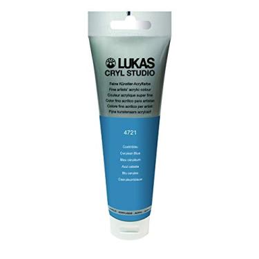 Imagem de Lukas Cryl Studio Artist Acrylics - Qualidade profissional, tintas de secagem rápida - Cerulean Blue 125 ml tubo