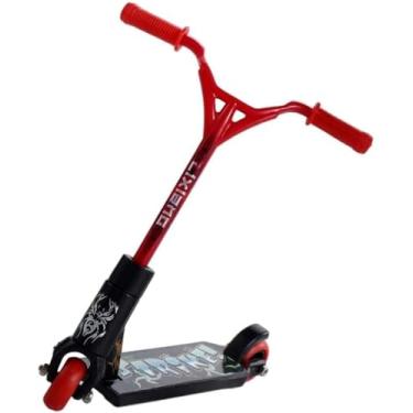 Imagem de Tnyvm Red Mini Finger Scooter, Cute Mini Skateboards Plastic Finger Skateboards Finger Sport Interactive Photography Props Finger Boards and Finger Bikes （1Pc Random Red）