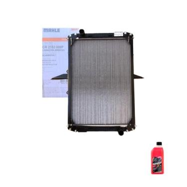 Imagem de Kit Radiador Ford Cargo 815E 10/ + Aditivo Radiador Paraflu Rosa Pronto Uso 1L