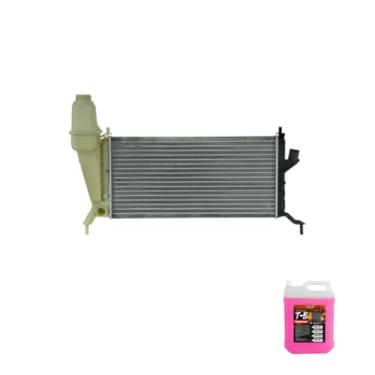 Imagem de Kit Radiador GM Celta 1.0/1.4 00/05 S/AR + Aditivo Radiadornaq Rosa 5litros