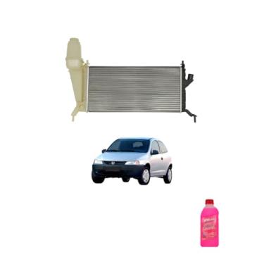 Imagem de Kit Radiador GM Celta 1.0 1.4 2002 a 2006 com Aditivo Visconde Rosa Pronto Uso