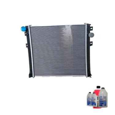 Imagem de Kit Radiador AR MB Accelo 915C 1016 815 12> + Aditivo Paraflu 01L Rosa + Água Desmineralizada