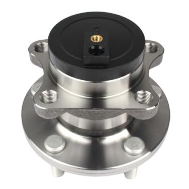 Imagem de KUSATEC 512452 Rolamento de roda traseira e conjunto de cubo compatível com CX-9 2007-2016, parafusos de 5 pinos com ABS