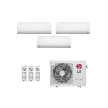 Imagem de Ar-Condicionado Multi Split Inverter LG 21.000 (3x Evap HW 9.000) Quente/Frio 220V
