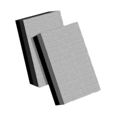 Imagem de Generic 2x Almofadas de levantamento de peso Tapetes silenciosos Acessórios portáteis Proteção de piso Almofada de peso para levantamento terra para, Preto Cinza 50x30x4cm