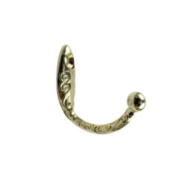 Imagem de Kit c/3 Ganchos Cabideiro Decorado G Metal para Pendurar e Parafusos -