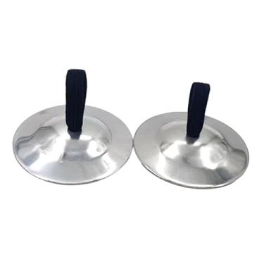 Imagem de oshhni Pratos de dedo, pratos de mão, aprendendo prato de choque, percussão para apresentações ao vivo, instrumentos, recitais, eventos, concertos, Prata