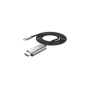 Imagem de Cabo Adaptador USB-C para HDMI Trust Calyx, Ultra HD, 4K, 1.8 Metros - 23332