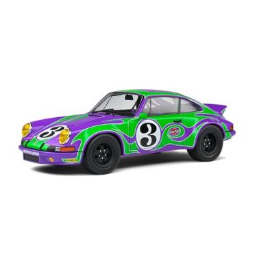 Imagem de OPO 10 - Miniature car Compatible with Porsche 911 RSR Purple Hippy Tribute Purple 1973-1:18 Solido - 1801117