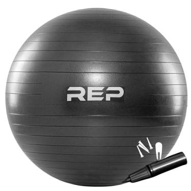 Imagem de REP Exercício físico para ioga, pilates, treino básico, equipamento de ginástica em casa, gravidez e fisioterapia, cadeira de bola de estabilidade para escritório, bolas infláveis de equilíbrio de 65