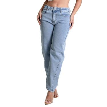 Imagem de Calça Jeans Sawary Barrel - 281567 - Azul 46-Feminino