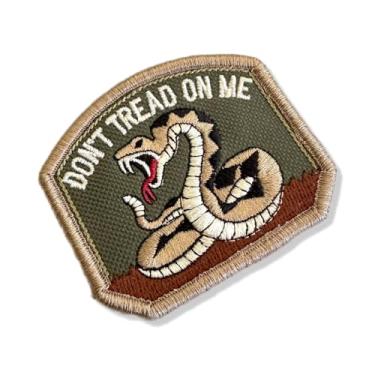 Imagem de M0149-003 Don’t Tread On Me Patch Bordado 7x6cm (B) Arquivo Matriz para bordar em máquina eletrônica, formato: DSB, DST, EXP, HUS, JEF, PCS, PES, SEW, VP3, XXX)