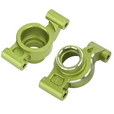 Imagem de CUOFYUNL 2pcs assento do eixo traseiro liga de alumínio RC suporte de cubo de braço articulado traseiro para carros 1/10 MAXX 2.0 RC (Verde)