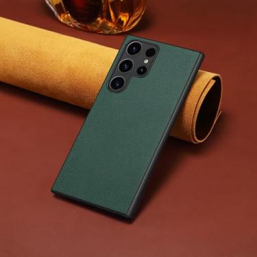 Imagem de Capa de celular fosca de luxo para Samsung S25 Ultra, S24 Plus e S23 (para Galaxy S23 Ultra/Verde)