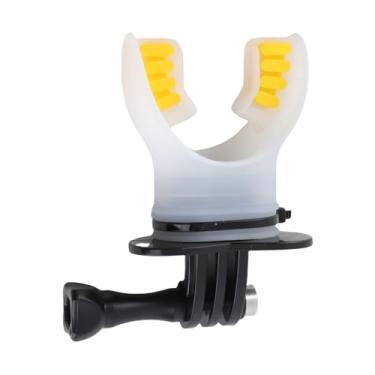 Imagem de Naroote Suporte Resistente da Câmera da Ação Montagem Mordida Boca para a Patinação do Mergulho do Surf para a Câmera Ação de Xiaoyi, Projetos de água (Preto)