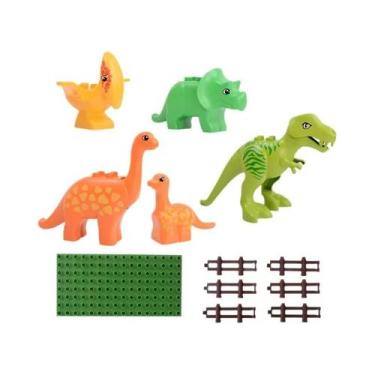 Imagem de Blocos De Montar De Grandes Partículas Cenário De Animais Do Zoológico