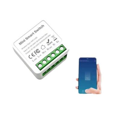 Imagem de Interruptor Mini Inteligente 16A Tuya Wifi ZigBee 3.0 Módulo De Interr