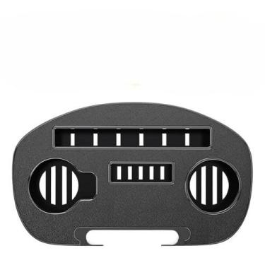 Imagem de Mesa de Apoio Portátil para Cadeira - Com Suporte para 2 Copos, Prática para Lazer ao Ar Livre, Sala e Home Office