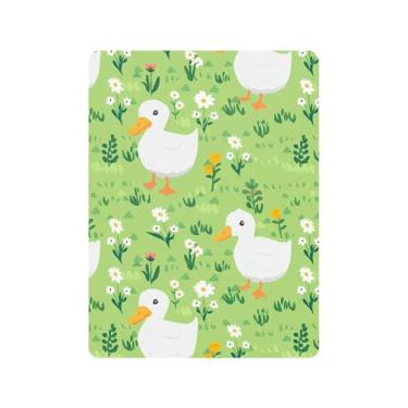 Imagem de xigua Lençol de berço fofo de algodão para meninas e meninos, macio e respirável, adequado para berço padrão e cama de criança pequena