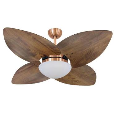 Imagem de Ventilador De Teto Vd42 Dunamis Cobre Rádica Imbuia 220V
