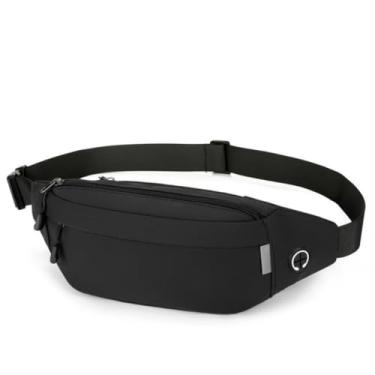 Imagem de Bolsa de cintura de corrida para homens e mulheres, bolsa de cinto esportiva com bolso com zíper para chaves de telefone, cartões, treino, viagem