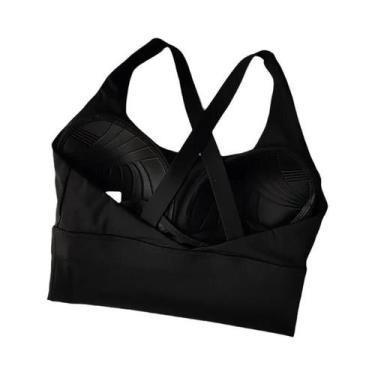 Imagem de Sutiã Esportivo De Alta Intensidade À Prova De Choque Com Bojo Fixo E 