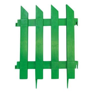 Imagem de Cerca Para Jardim Plástico Ripa Decorativa Verde G 41x34 cm - UNI ECCO