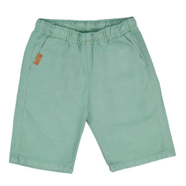 Imagem de Bermuda Infantil Menino em Sarja Social Verde Ogochi-Masculino