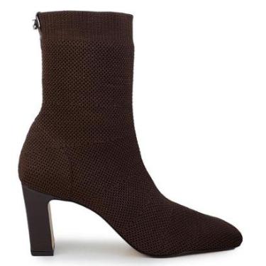Imagem de Bota Feminina Carrano knit Cano Médio Marrom - 8620-Feminino