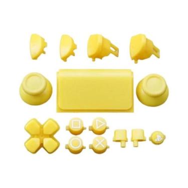 Imagem de Conjunto Completo De Botões E Joysticks Para Controle PS4 pro Slim, Ca