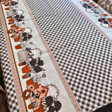Imagem de Toalhas de Mesa cozinha sala de jantar Oxford diversas estampas kit 3 