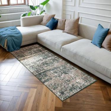 Imagem de 2 Tapete Passadeira Sala Sofá Antiderrapante 66x120 Js Bah M30 - IDEAL