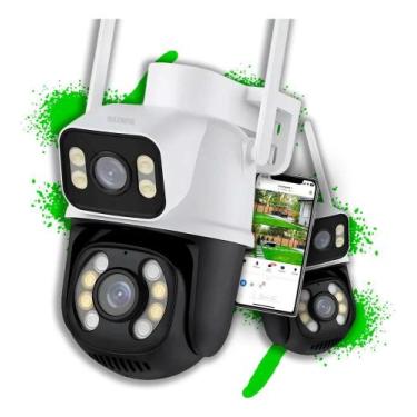 Imagem de Câmera de Segurança IP Externa Wifi 6MP Maxnova Visão Noturn - Congrat