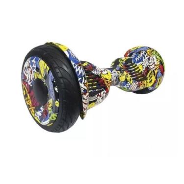 Imagem de Hoverboard Original 10 Polegadas Skate Elétrico Led Bluetooth e Bolsa Hip Hop Brinovar-Unissex