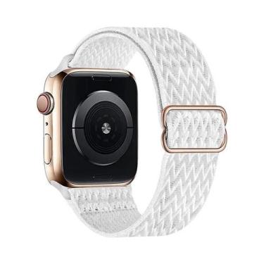 Imagem de Pulseira Ajustável De Nylon Elástico Solo Loop Para Apple Watch 49mm 4