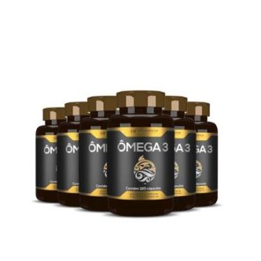 Imagem de Ômega 3 Óleo De Peixe Premium Hf Suplementos 120 Caps com 6-Unissex