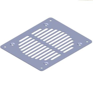 Imagem de Tela De Ventilação Vazada Para Cases TV Zincada Metal Fecho - MetalFec