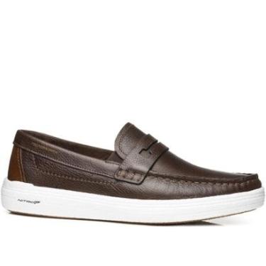 Imagem de Mocassim Pegada Masculino em Couro Coffe 142102-03-Masculino