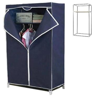 Imagem de Guarda roupa cabideiro portatil multifuncional dobravel azul - Yeet