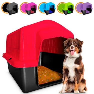 Imagem de Casa Cachorro Número 5 Grande Plástico Casinha Para Cães Pet - Alvorad