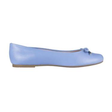 Imagem de Sapatilha Via Uno Laço Decorativo, Azul, 35