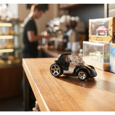 Imagem de Carrinho de Brinquedo Hot Wheels Color Shifters Tooned Twin Mill 1-64 Que Muda de Cor Mattel