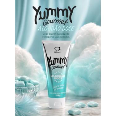 Imagem de Yummy Gourmet Algodão Doce  Gel Corporal Térmico Beijável 45g - Sexy F