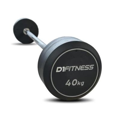 Imagem de Barra Montada Reta Emborrachada - Elite, 55kg