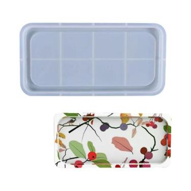 Imagem de Molde De Silicone Retangular Para Bandeja De Armazenamento DIY, Para F