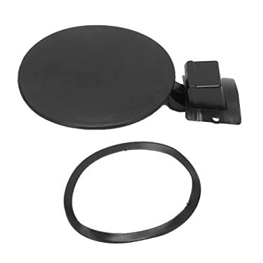 Imagem de Aramox Aba de tanque de gás, tampa de porta de combustível para tampa de tanque de combustível de substituição para Commodore VT VX Sedan 1998-2002 preta