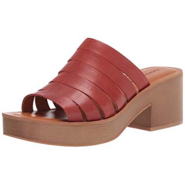 Imagem de Lucky Brand Plataforma feminina Paydin de salto alto, Vermelho rancho, 40