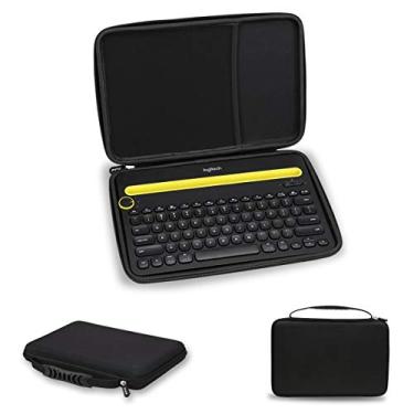 Imagem de Mchoi Capa rígida portátil para teclado Logitech K480 para vários dispositivos (apenas capa)